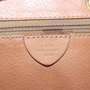 CELINE Macadam Canvas Backpack PVC Leather Brown Gold Auth 204235-25