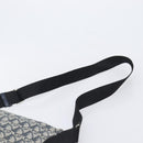 Christian Dior Trotter Canvas Shoulder Bag Navy Silver Auth 204237-10