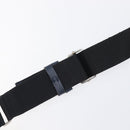 Christian Dior Trotter Canvas Shoulder Bag Navy Silver Auth 204237-11