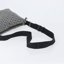 Christian Dior Trotter Canvas Shoulder Bag Navy Silver Auth 204237-8
