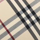 BURBERRY Nova Check Hand Bag Canvas Beige Auth 204239A-10