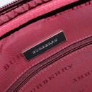 BURBERRY Nova Check Hand Bag Canvas Beige Auth 204239A-18