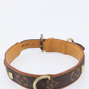 LOUIS VUITTON Monogram Collie Baxter PM Dog Leash M58072 LV Auth 204242-9