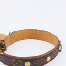 LOUIS VUITTON Monogram Collie Baxter PM Dog Leash M58072 LV Auth 204242-14
