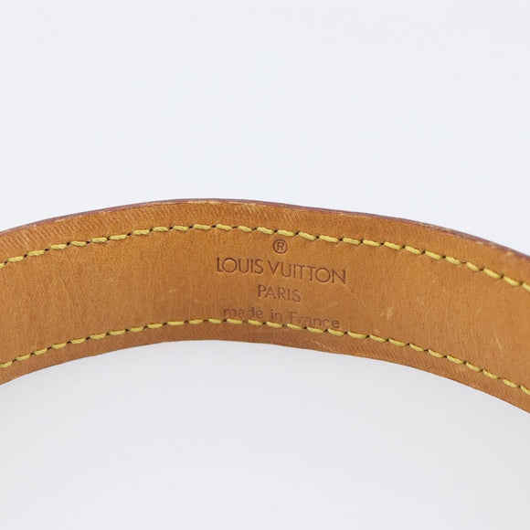 LOUIS VUITTON Monogram Collie Baxter PM Dog Leash M58072 LV Auth 204242