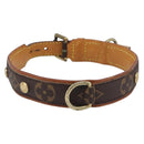 LOUIS VUITTON Monogram Collie Baxter PM Dog Leash M58072 LV Auth 204242-2