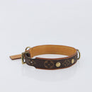 LOUIS VUITTON Monogram Collie Baxter PM Dog Leash M58072 LV Auth 204242-3