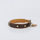 LOUIS VUITTON Monogram Collie Baxter PM Dog Leash M58072 LV Auth 204242-4
