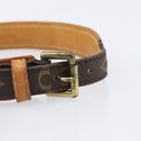 LOUIS VUITTON Monogram Collie Baxter PM Dog Leash M58072 LV Auth 204242-6