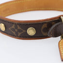 LOUIS VUITTON Monogram Collie Baxter PM Dog Leash M58072 LV Auth 204242-7
