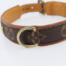 LOUIS VUITTON Monogram Collie Baxter PM Dog Leash M58072 LV Auth 204242-8