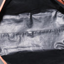 BOTTEGAVENETA Boston Bag PVC Canvas Black Gold Auth 204244-18