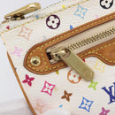 LOUIS VUITTON Monogram Multicolor Pochette MM Pouch White M60028 LV Auth 204245-18