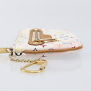 LOUIS VUITTON Monogram Multicolor Pochette MM Pouch White M60028 LV Auth 204245-4