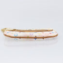 LOUIS VUITTON Monogram Multicolor Pochette MM Pouch White M60028 LV Auth 204245-6