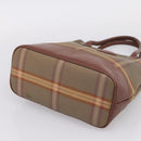 Burberrys Burberry Nova Check Hand Bag Canvas 4 Set Beige Auth 204246-12