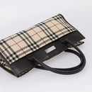Burberrys Burberry Nova Check Hand Bag Canvas 4 Set Beige Auth 204246-17