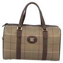 Burberrys Burberry Nova Check Hand Bag Canvas 4 Set Beige Auth 204246-2