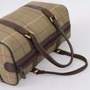 Burberrys Burberry Nova Check Hand Bag Canvas 4 Set Beige Auth 204246-5