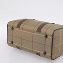 Burberrys Burberry Nova Check Hand Bag Canvas 4 Set Beige Auth 204246-6