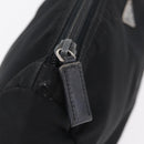 PRADA Pouch Nylon 4 Set Black Silver gold Auth 204250-10