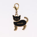 PRADA Pouch Nylon 4 Set Black Silver gold Auth 204250-12