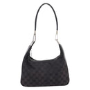 GUCCI GG Canvas Shoulder Bag Black Silver 001 3812 Auth 204252-2