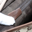 GUCCI GG Canvas Tote Bag Beige Silver 28893 Auth 204253-23