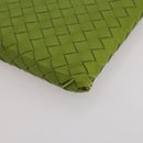 BOTTEGA VENETA INTRECCIATO iPad Case Leather Green Auth 204255-13