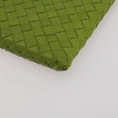 BOTTEGA VENETA INTRECCIATO iPad Case Leather Green Auth 204255-15