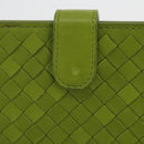 BOTTEGA VENETA INTRECCIATO iPad Case Leather Green Auth 204255-3