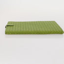 BOTTEGA VENETA INTRECCIATO iPad Case Leather Green Auth 204255-8