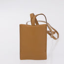 GUCCI GG Canvas Pouch Leather metal 5 Set Beige Silver black Auth 204257-13