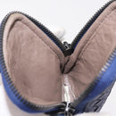Bottega Veneta INTRECCIATO Shoulder Pouch Leather Navy 217589 Auth 204258-17