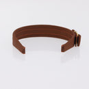 Salvatore Ferragamo Headband Nnylon metal 3 Set Beige Green gold Auth 204265-17