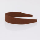 Salvatore Ferragamo Headband Nnylon metal 3 Set Beige Green gold Auth 204265-18
