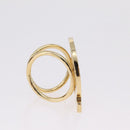 Salvatore Ferragamo Headband Nnylon metal 3 Set Beige Green gold Auth 204265-26