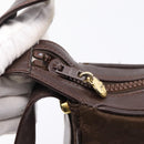 CELINE C Sulky Shoulder Bag Brown Gold Auth 204267-14