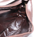 CELINE C Sulky Shoulder Bag Brown Gold Auth 204267-17