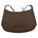 CELINE C Sulky Shoulder Bag Brown Gold Auth 204267-3
