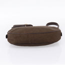 CELINE C Sulky Shoulder Bag Brown Gold Auth 204267-9