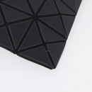 ISSEY MIYAKE BAO BAO Clutch Bag PVC Leather Black Silver Auth 204271A-15