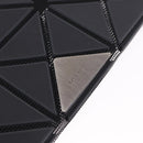 ISSEY MIYAKE BAO BAO Clutch Bag PVC Leather Black Silver Auth 204271A-8