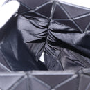 ISSEY MIYAKE BAO BAO Clutch Bag PVC Leather Black Silver Auth 204271A-19