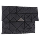 ISSEY MIYAKE BAO BAO Clutch Bag PVC Leather Black Silver Auth 204271A-1