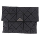 ISSEY MIYAKE BAO BAO Clutch Bag PVC Leather Black Silver Auth 204271A-13