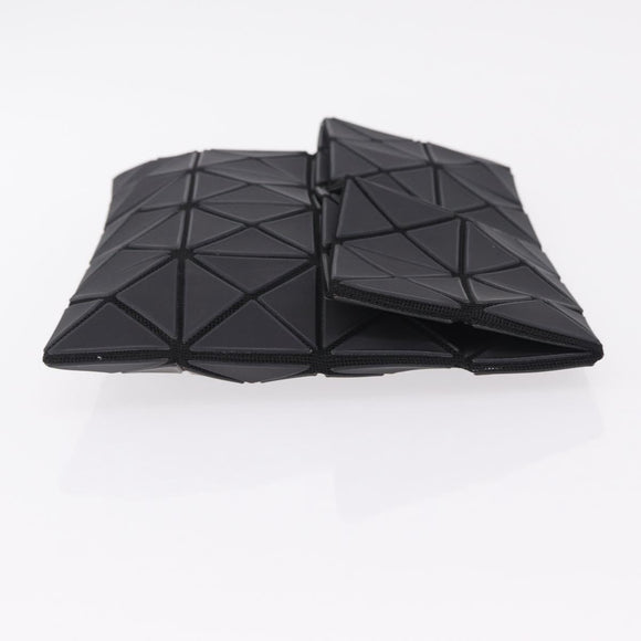 ISSEY MIYAKE BAO BAO Clutch Bag PVC Leather Black Silver Auth 204271A