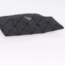 ISSEY MIYAKE BAO BAO Clutch Bag PVC Leather Black Silver Auth 204271A-5