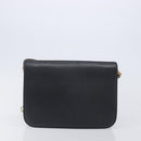 Christian Dior Honeycomb Canvas Shoulder Bag PVC 2 Set Black Auth 204274-10