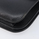 Christian Dior Honeycomb Canvas Shoulder Bag PVC 2 Set Black Auth 204274-15